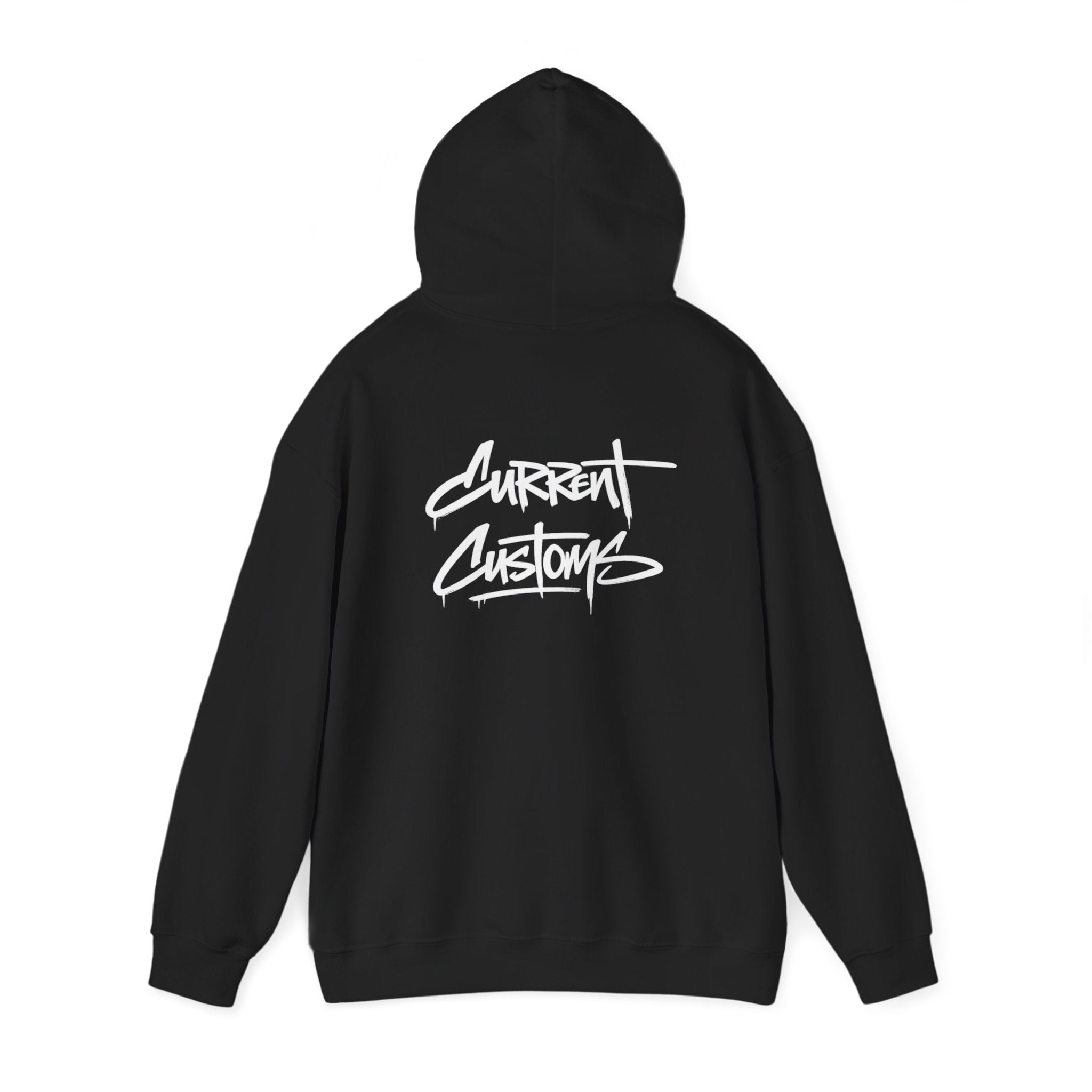 Current Customs Hoodie — Streetwear Logo Pullover