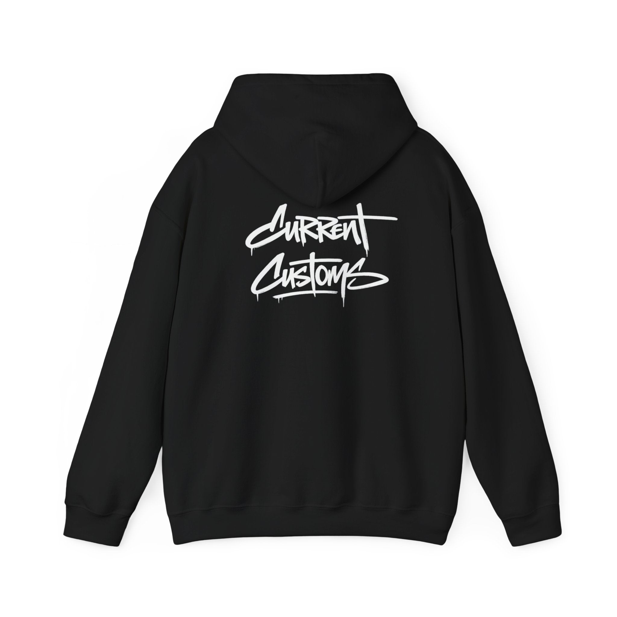 Current Customs Hoodie — Streetwear Logo Pullover