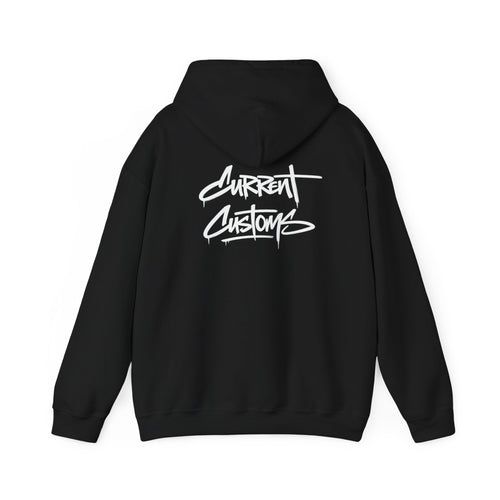 Current Customs Hoodie — Streetwear Logo Pullover